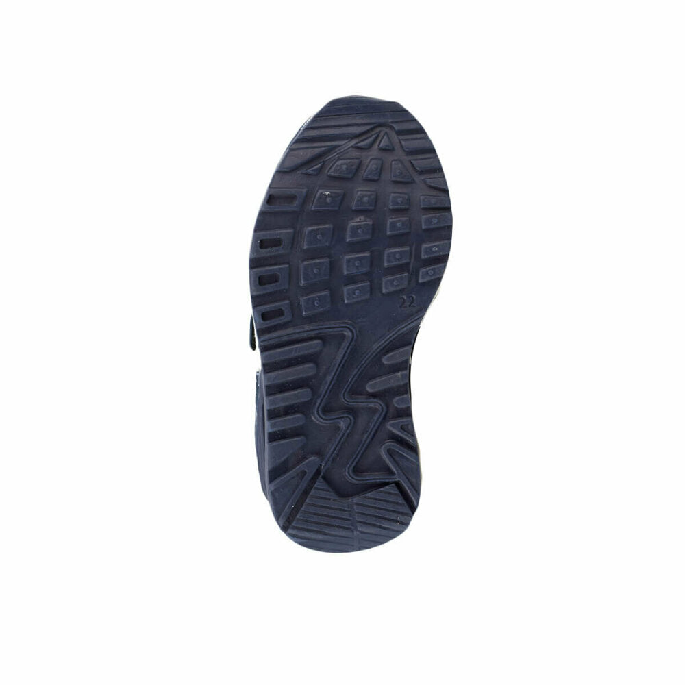 Girl's Navy Blue White Sneakers