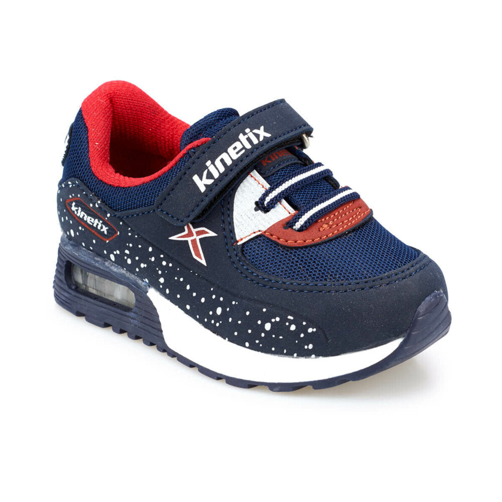 Girl's Navy Blue White Sneakers