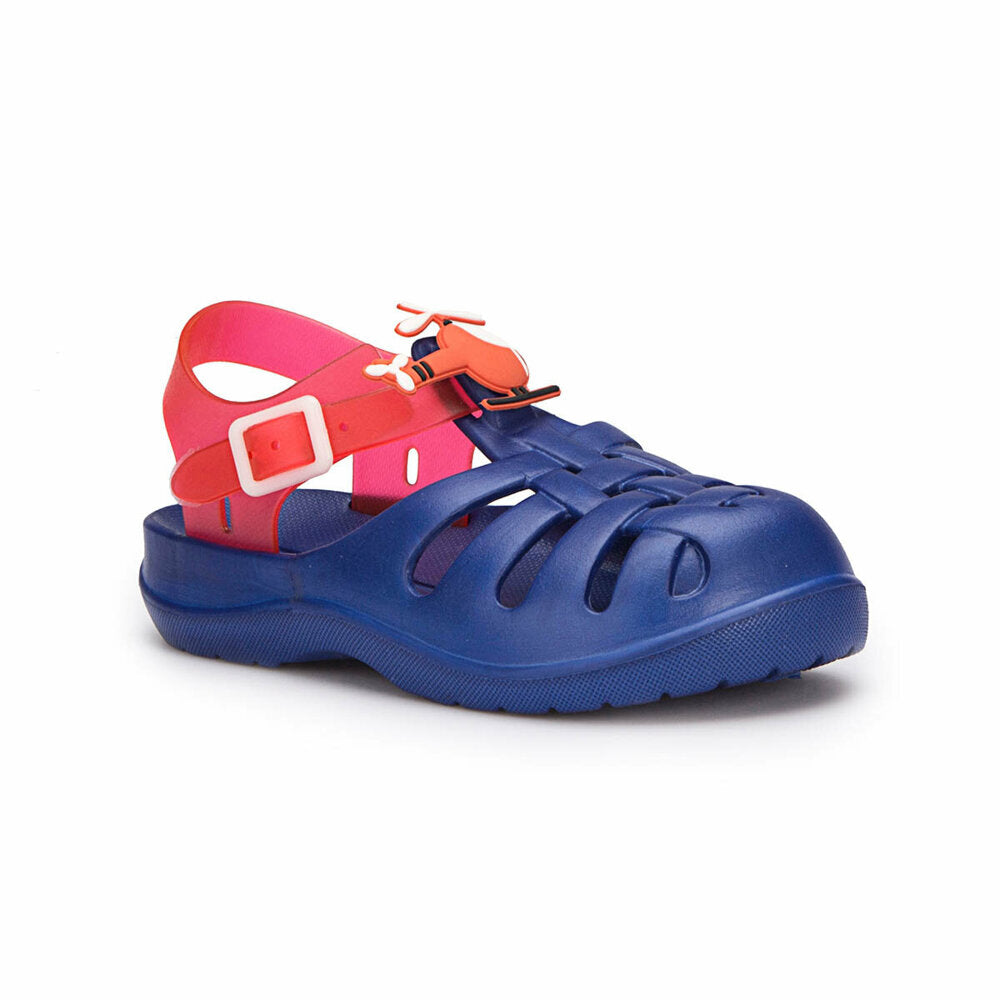 Boy's Navy Blue Red Sandals