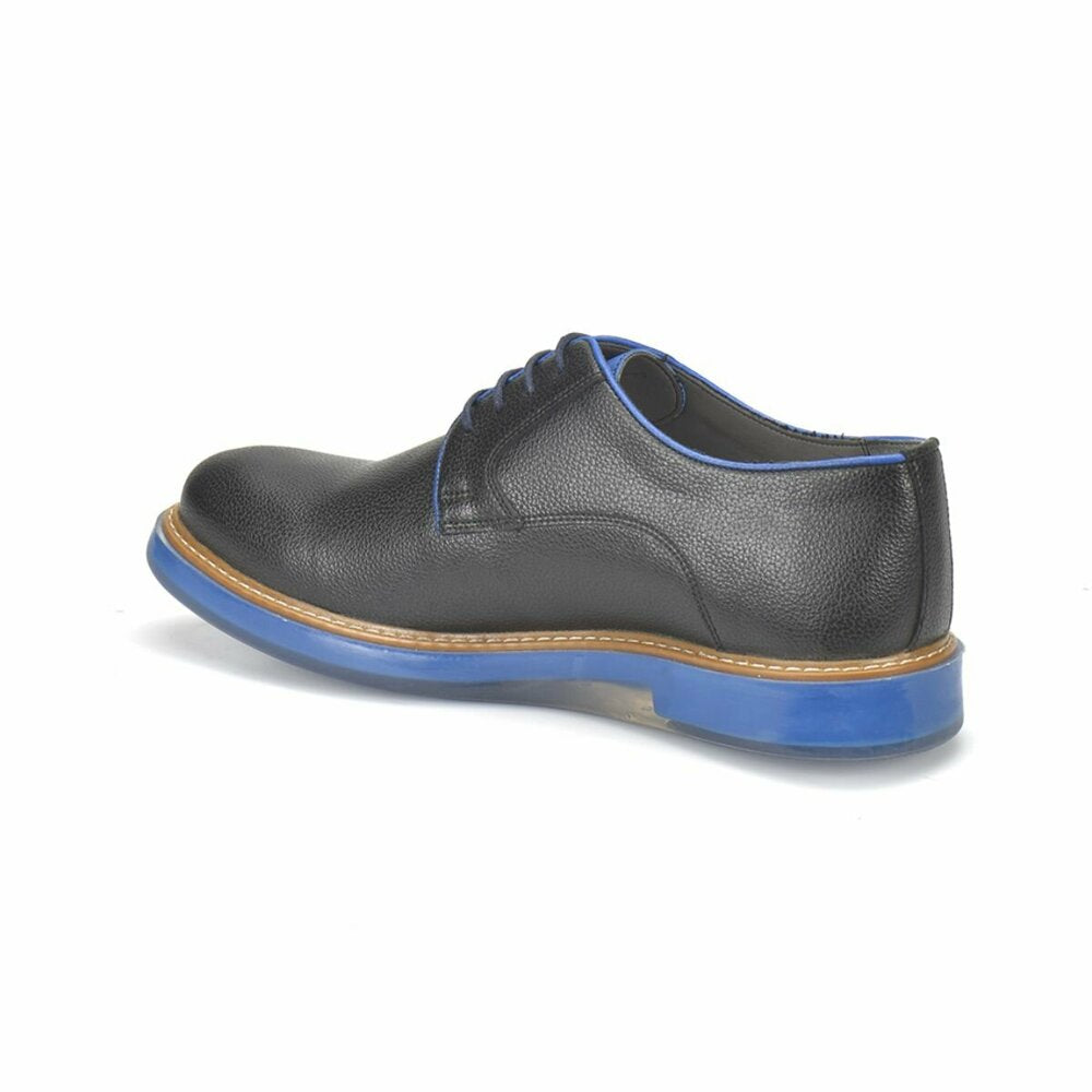 Black Men's Leather City Shoes
