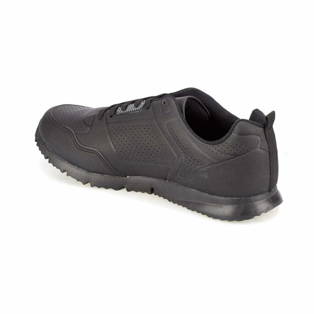 Men's Lace-up Black Sneakers