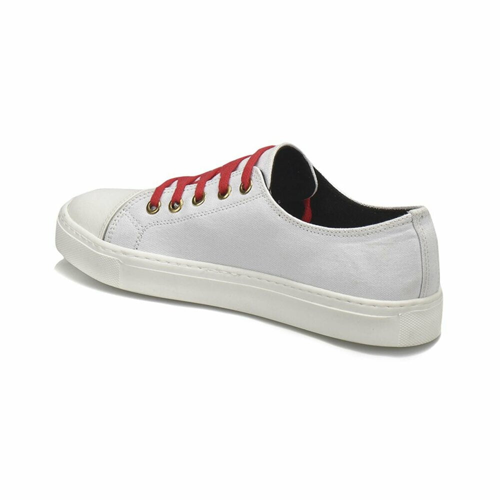 Women's Lace-up White Sneakers