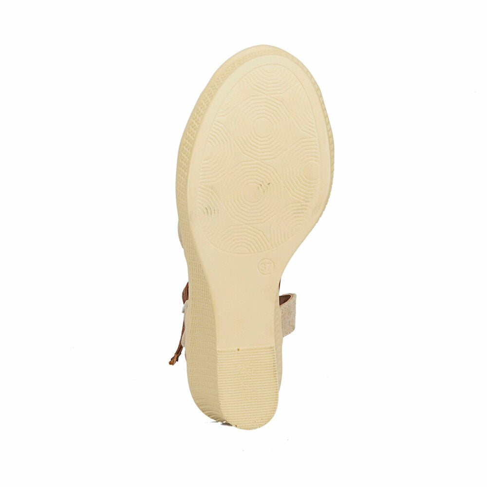 Women's Beige Wedge Shoes