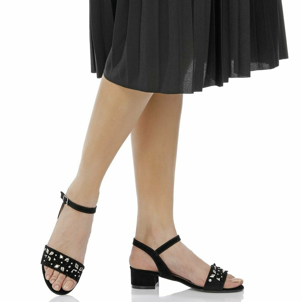 Women's Sling Back Black Shoes