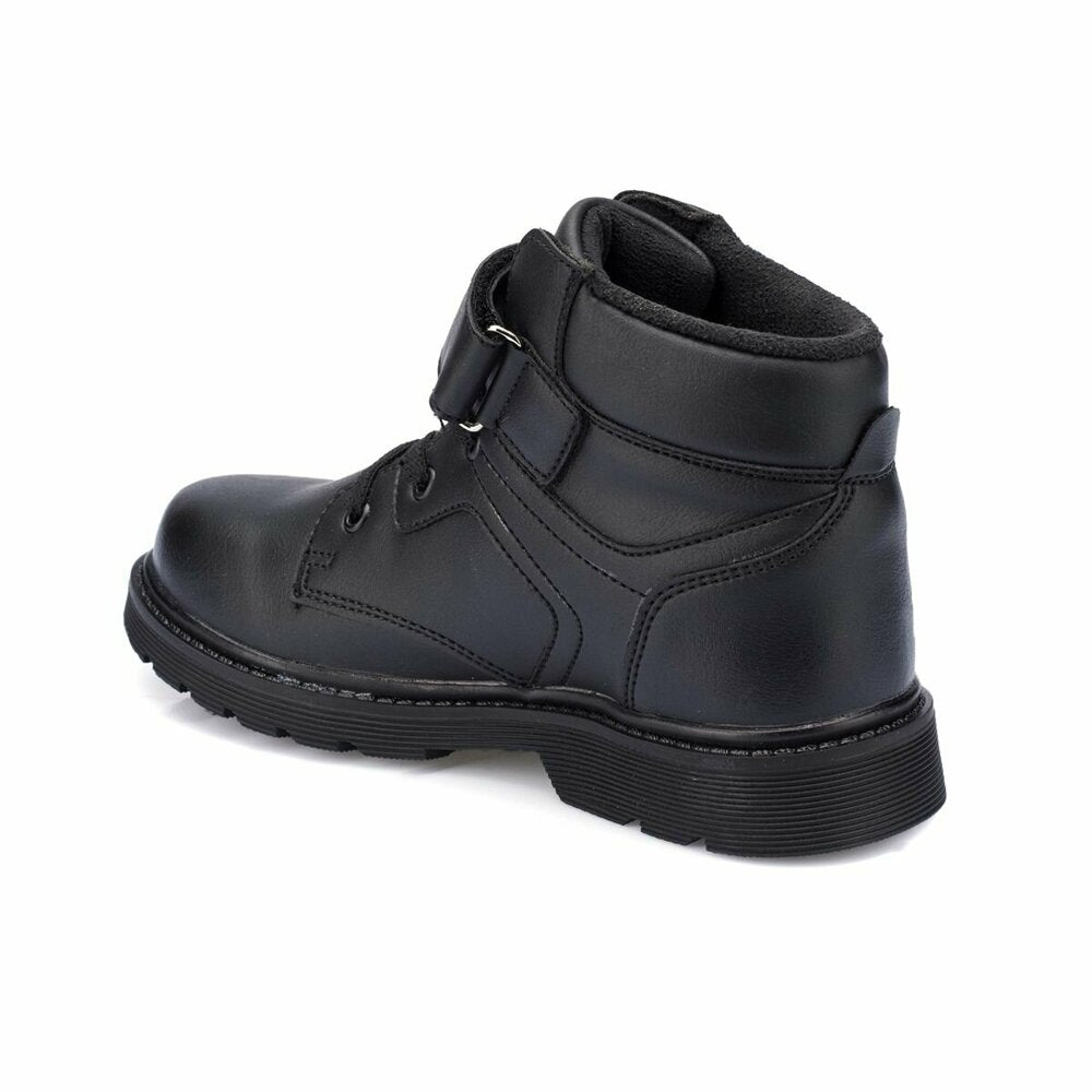 Boy's Detailed Black Boots