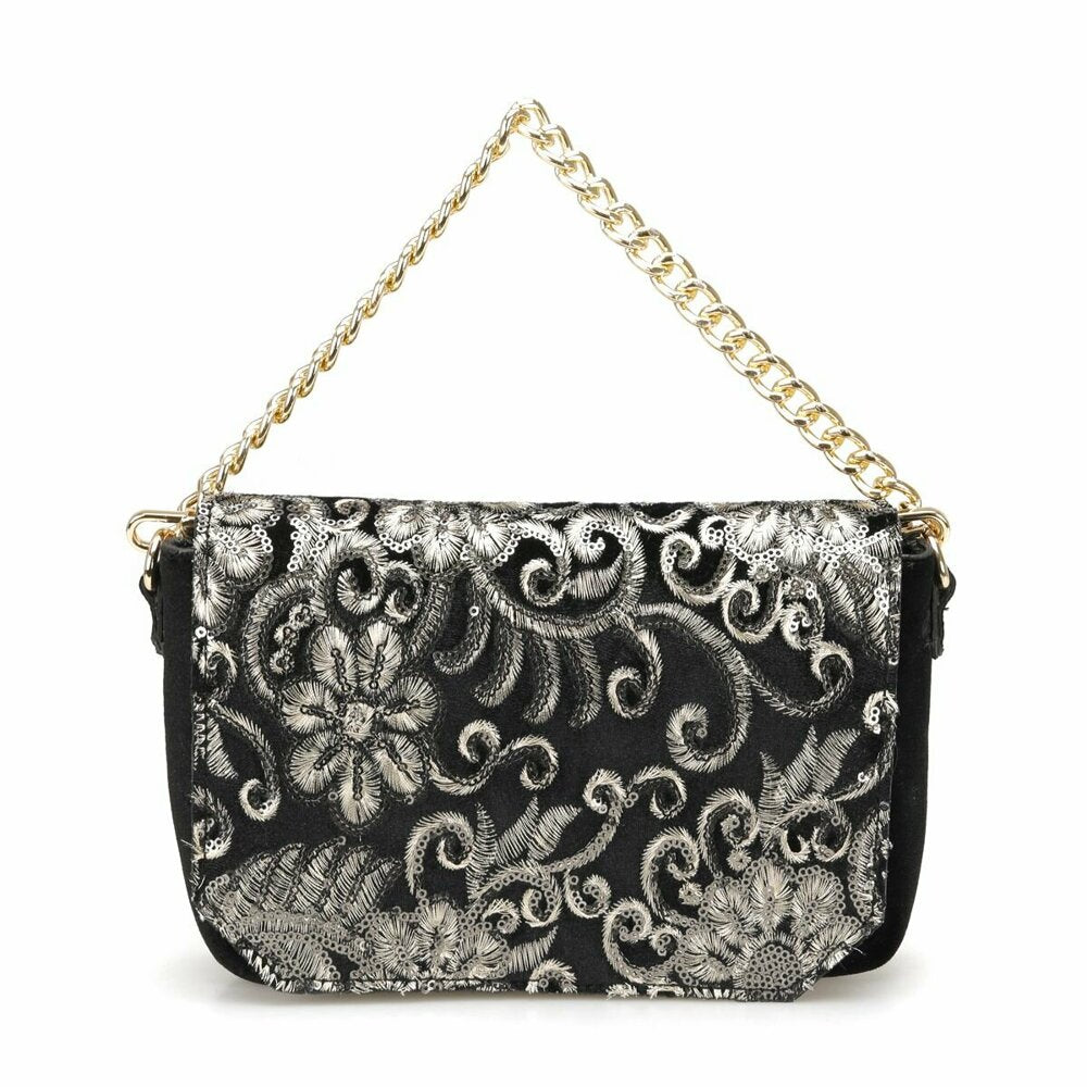 Women's Black Crossbody Bag