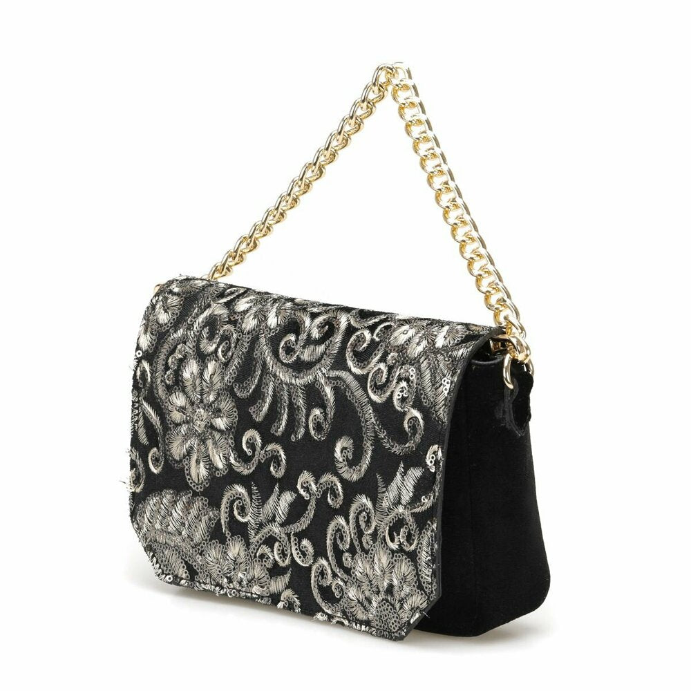 Women's Black Crossbody Bag