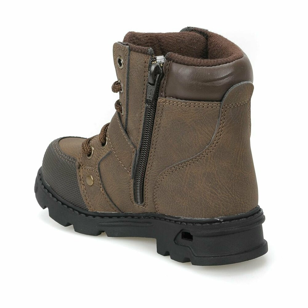 Boy's Brown Biker Boots