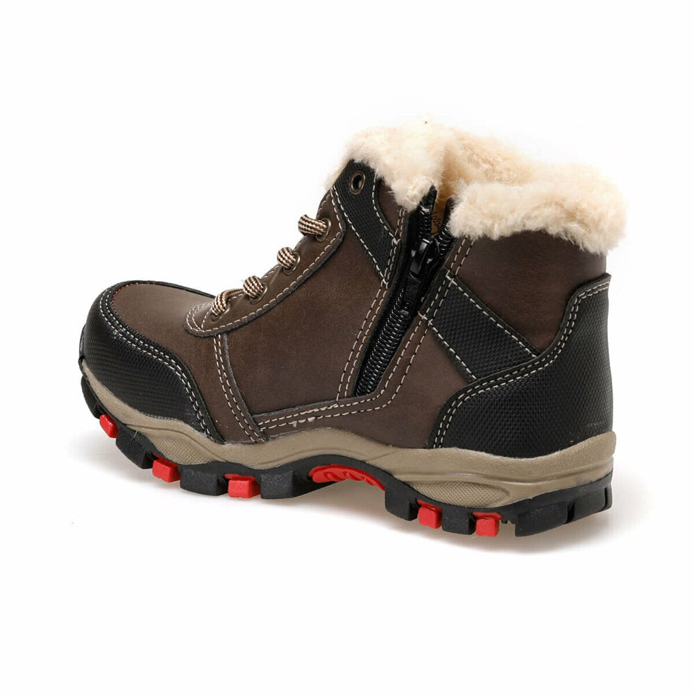 Brown Boy's Outdoor Boots