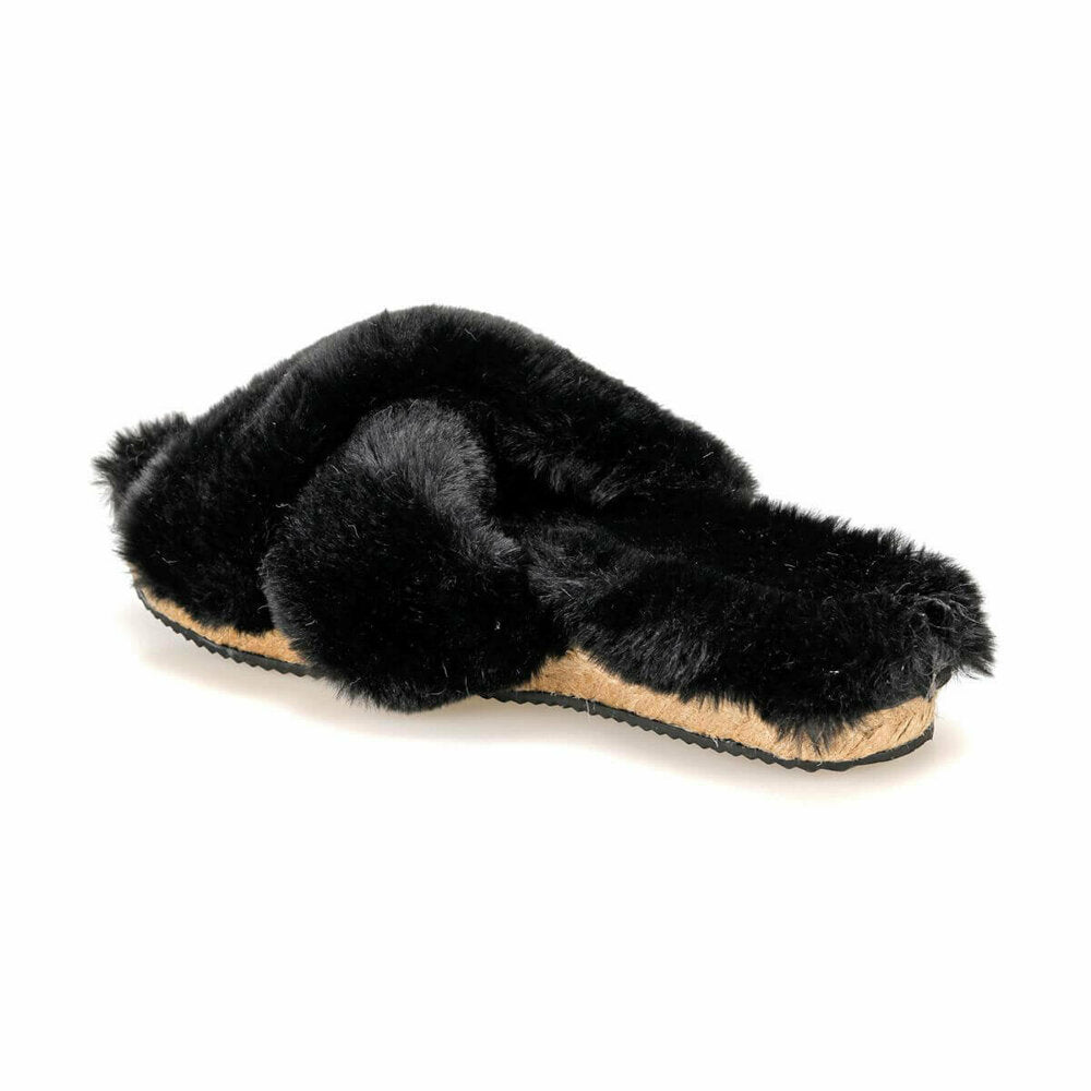 Women's Black Slippers