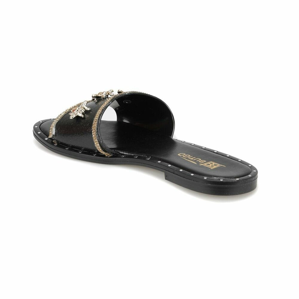 Women's Black Slippers