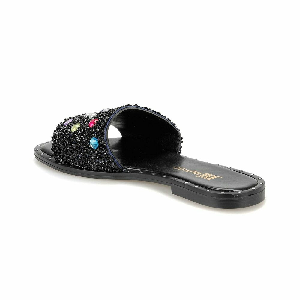 Women's Black Slippers