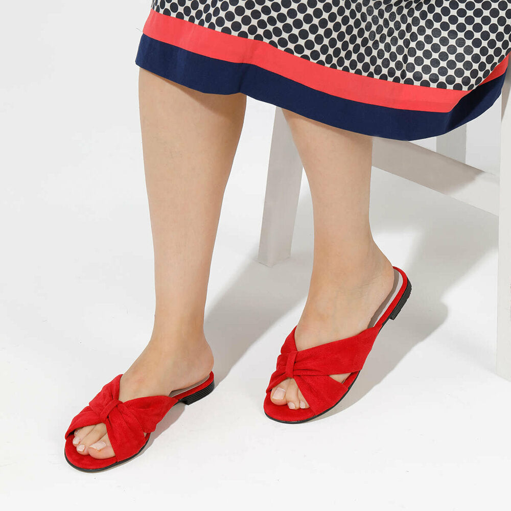 Women's Red Slippers