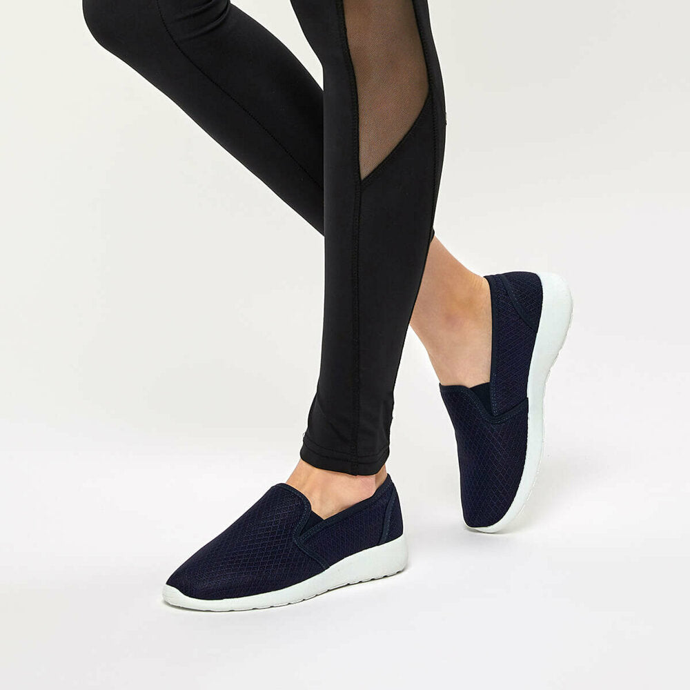 Women's Navy Blue Loafers Shoes