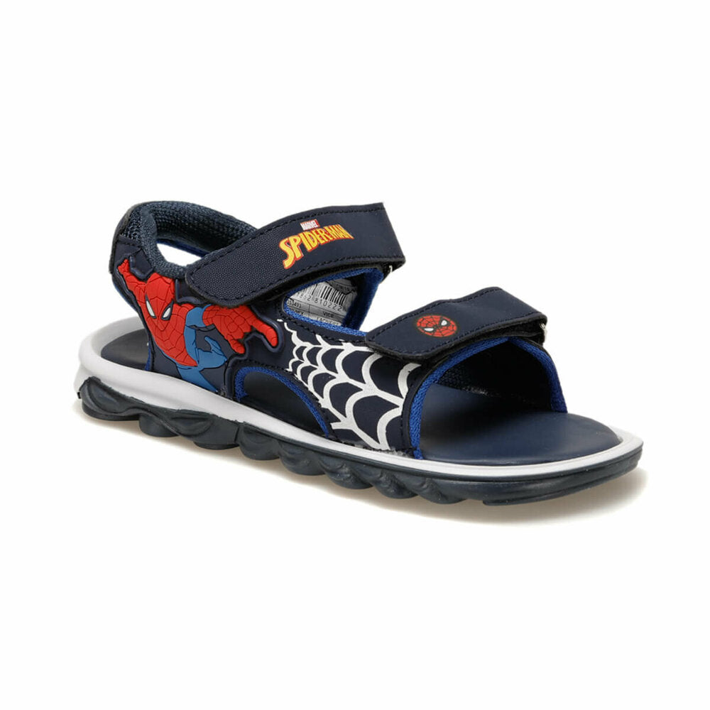 Boy's Spider-man Print Navy Blue Sandal