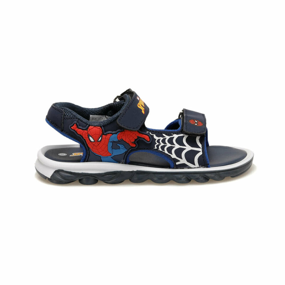 Boy's Spider-man Print Navy Blue Sandal