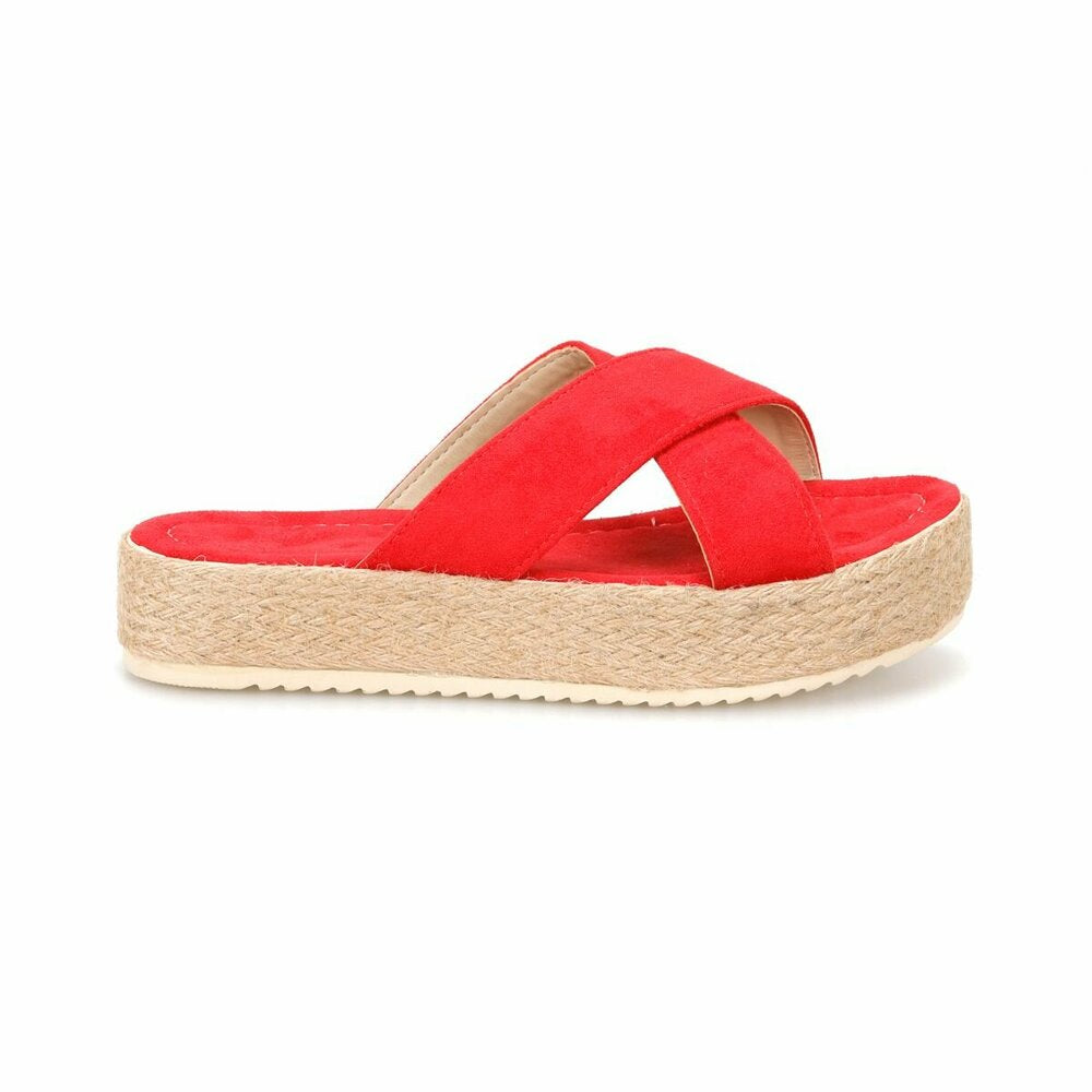 Women's Red Slippers