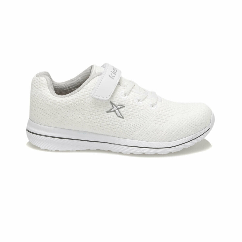 Girl's White Walking Shoes