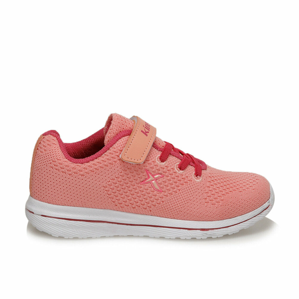 Girl's Light Pink Walking Shoes