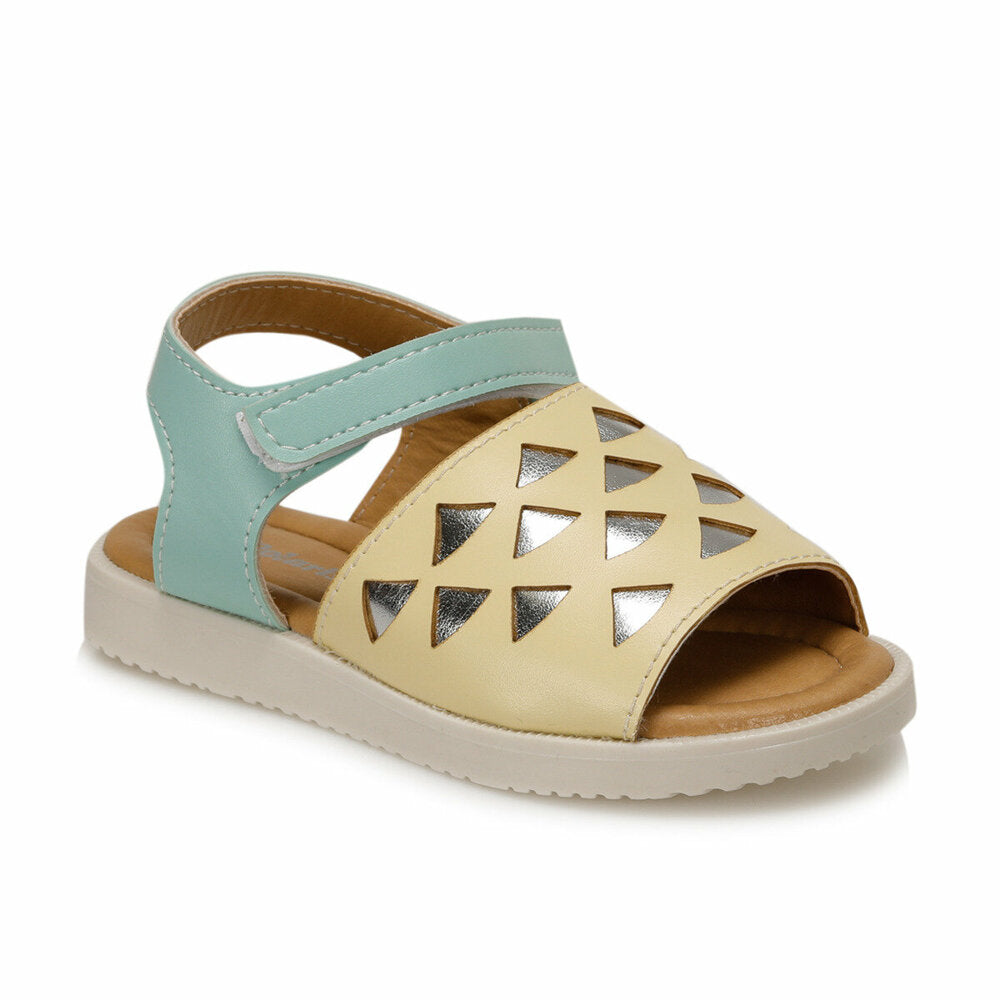 Girl's Yellow Blue Sandal