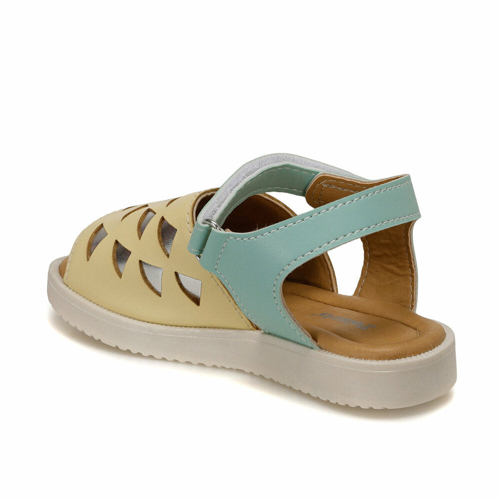 Girl's Yellow Blue Sandal