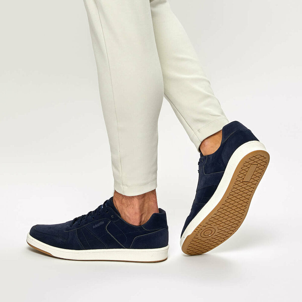 Men's Lace-up Navy Blue Shoes