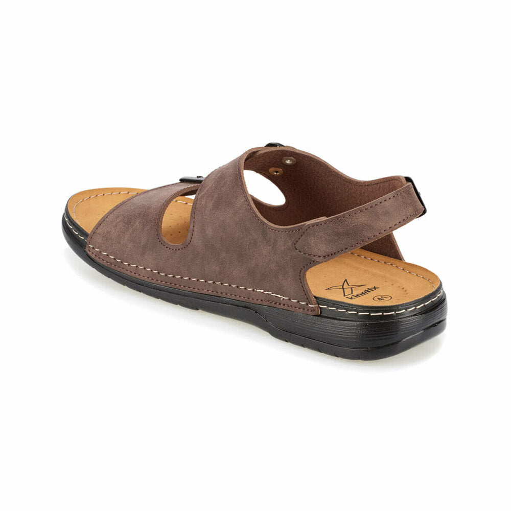 Men's Buckle Brown Sandals