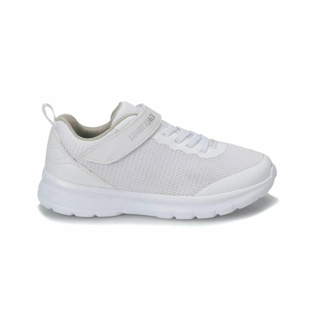 Girl's White Walking Shoes