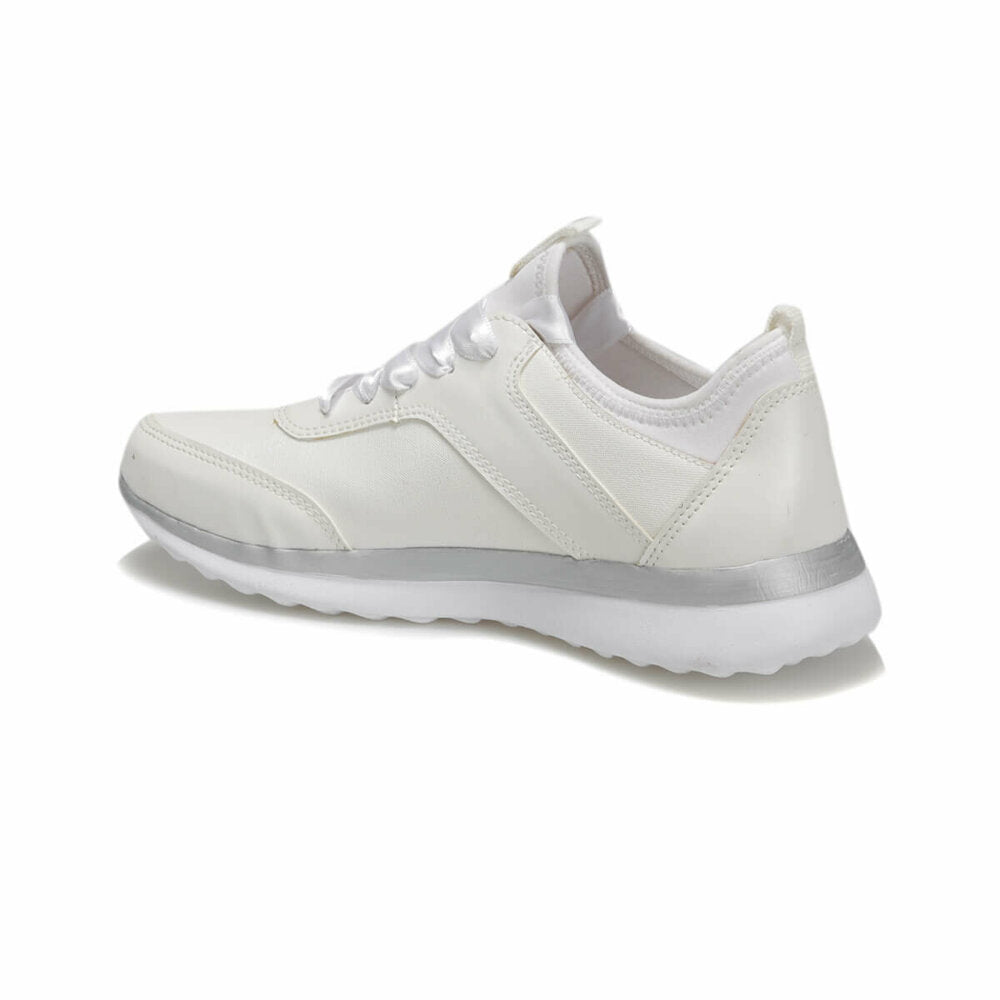 Women's Lace-up White Shoes