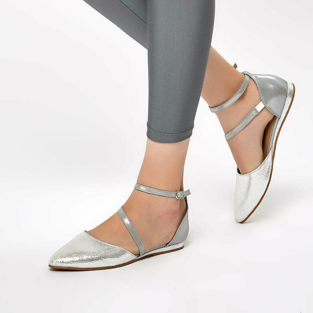 Women's Shiny Grey Babette