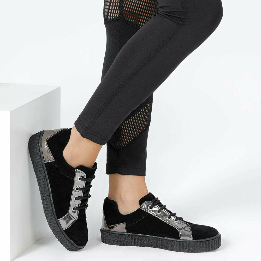 Women's Black Sneakers