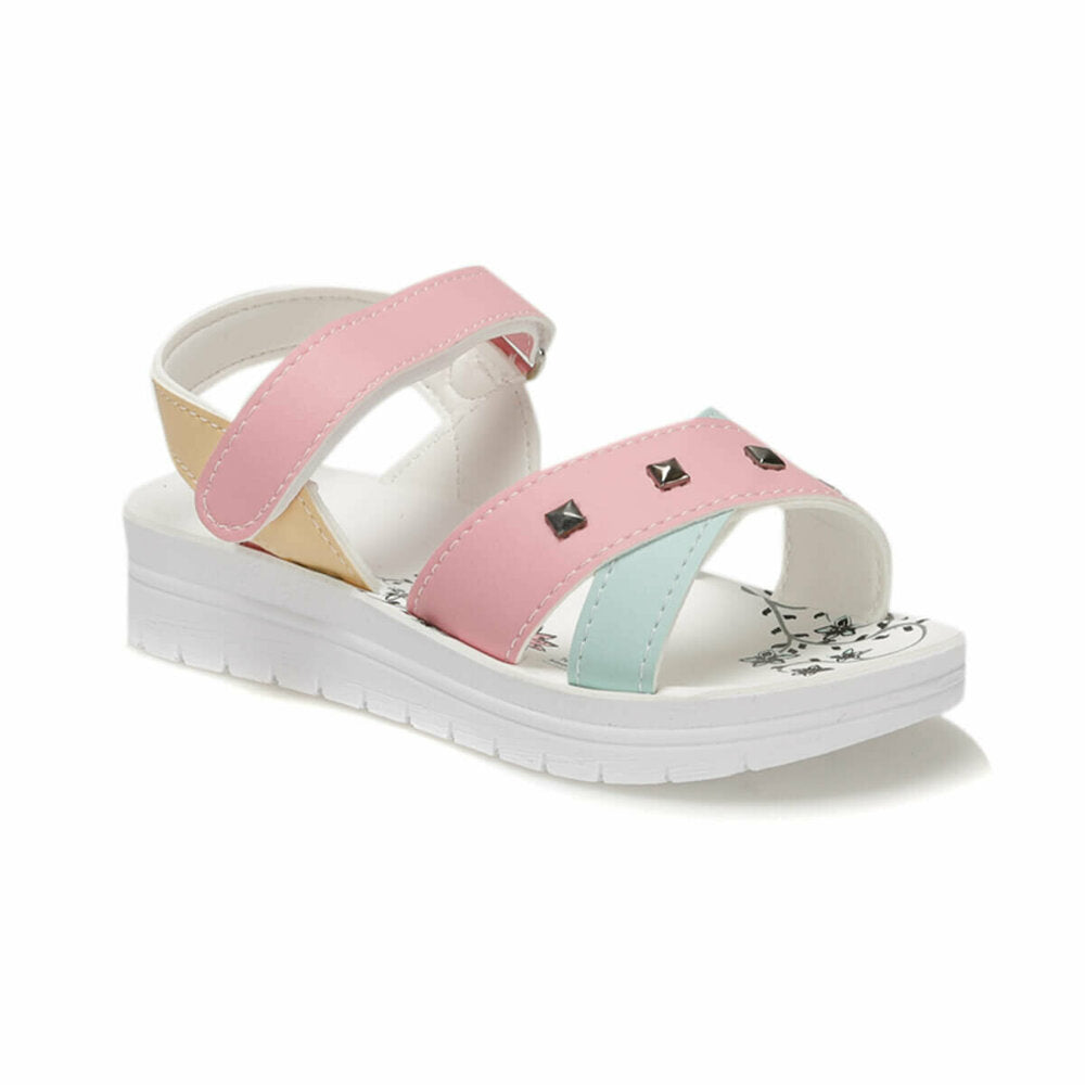 Girl's Studded Multicolor Sandals