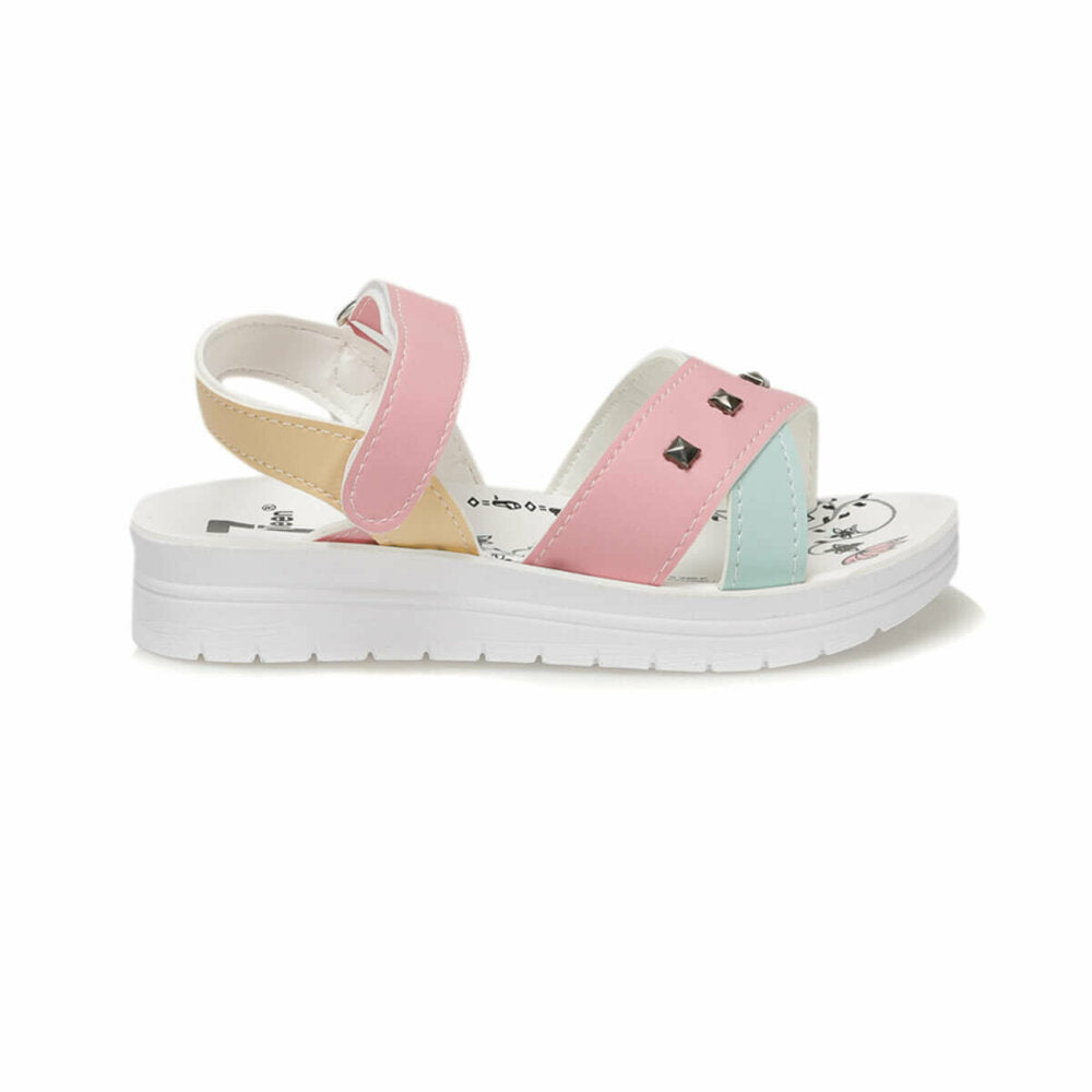 Girl's Studded Multicolor Sandals