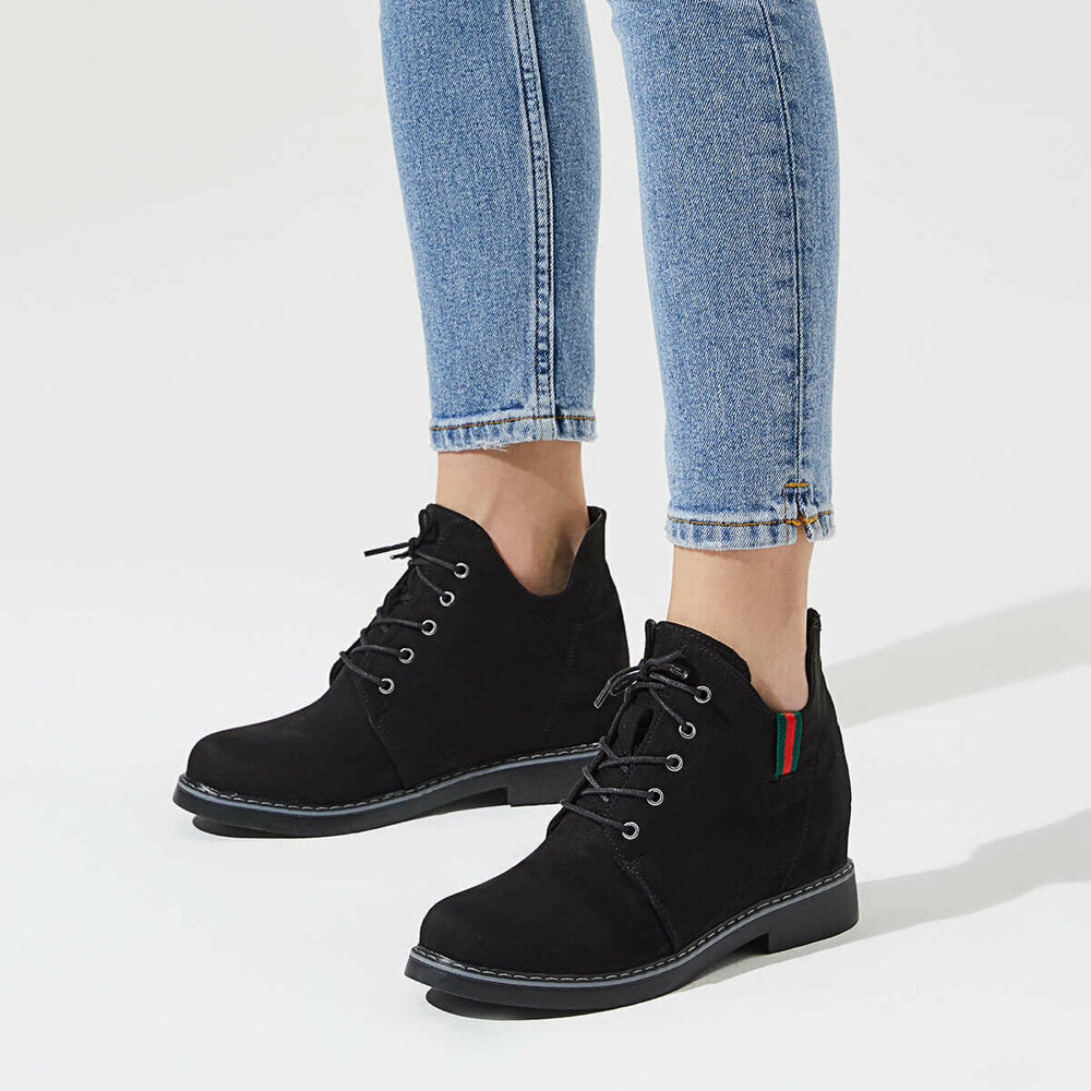 Women's Black Suede Boots