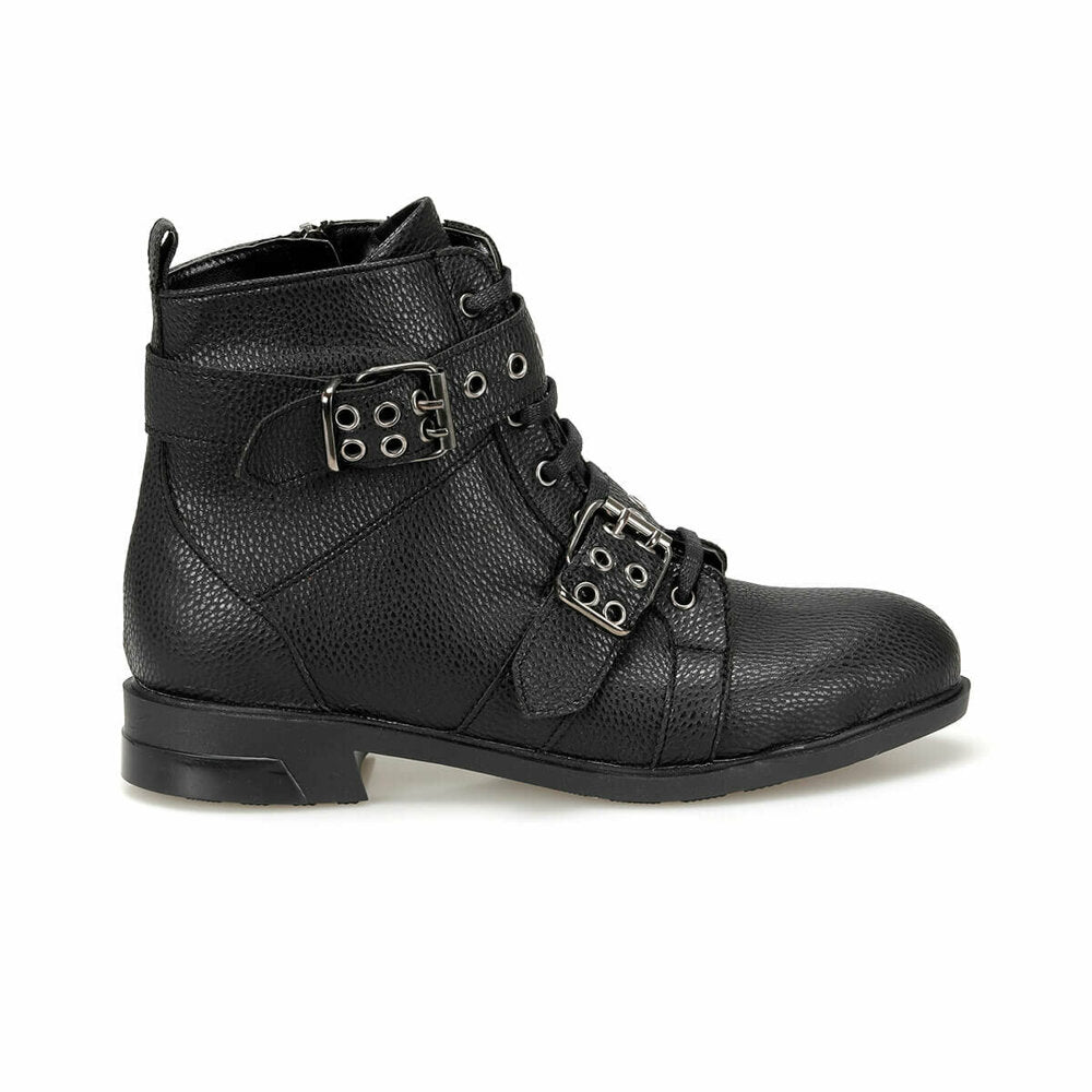 Women's Black Leather Boots