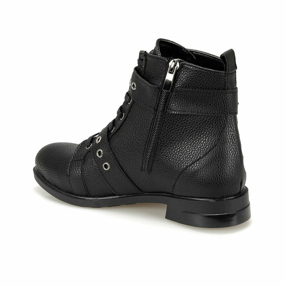 Women's Black Leather Boots