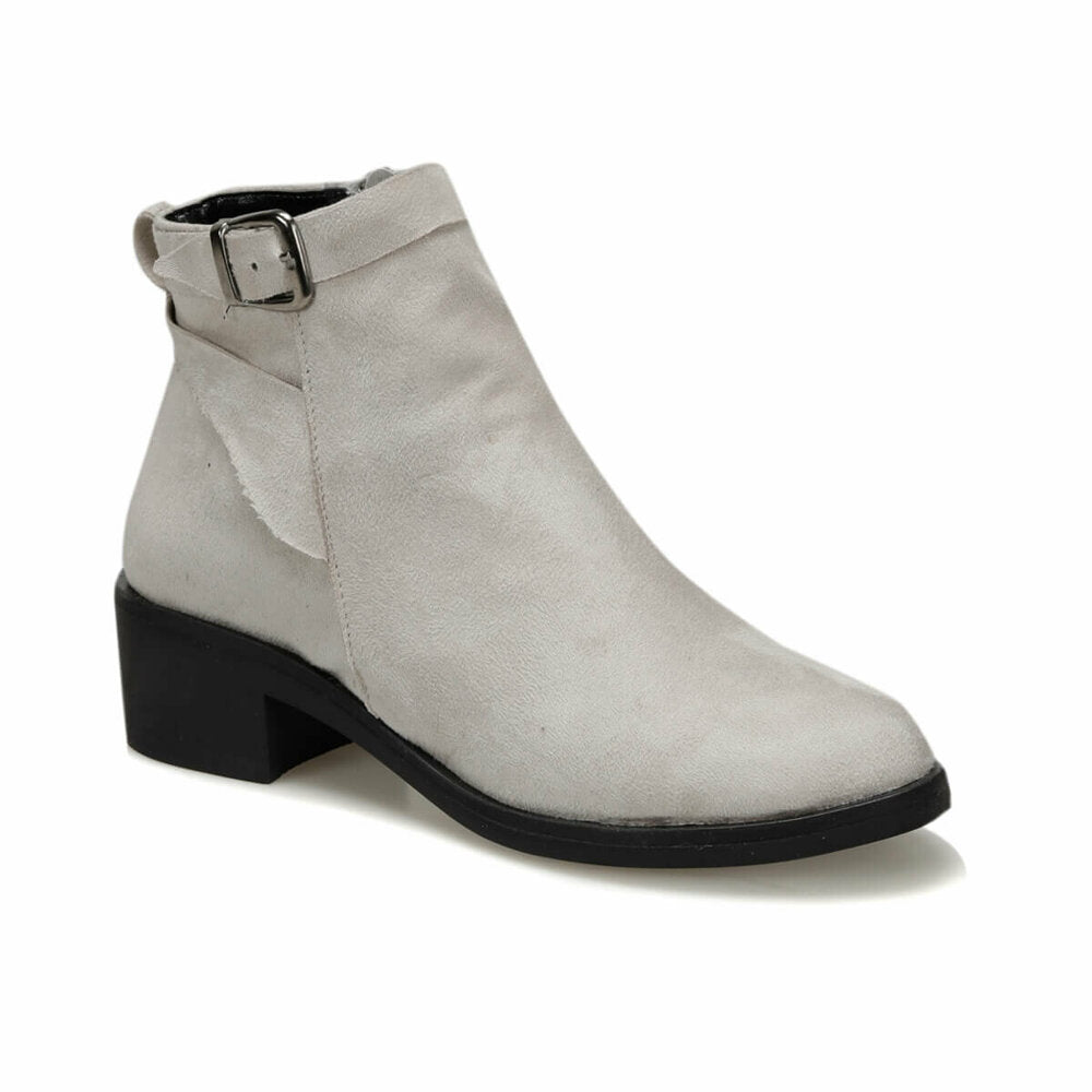 Women's Zipped Grey Boots