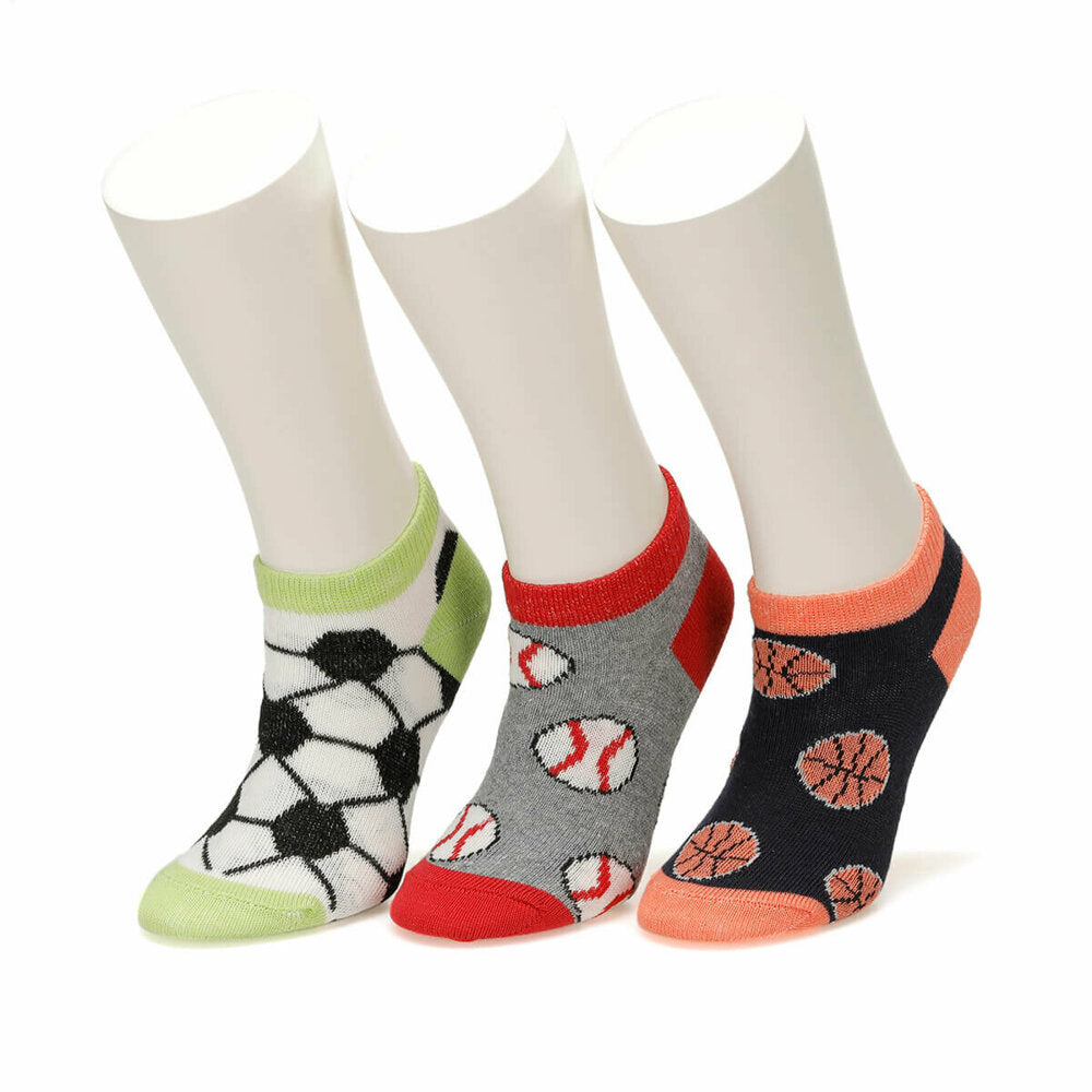 Boy's Printed Socks- 3 Pairs