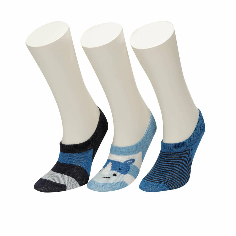 Boy's Blue Socks- 3 Pairs