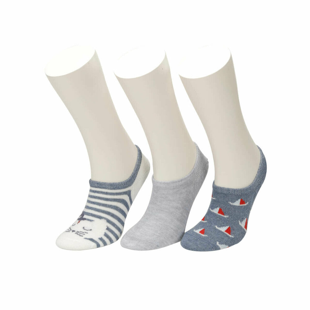 Boy's Patterned Socks- 3 Pairs