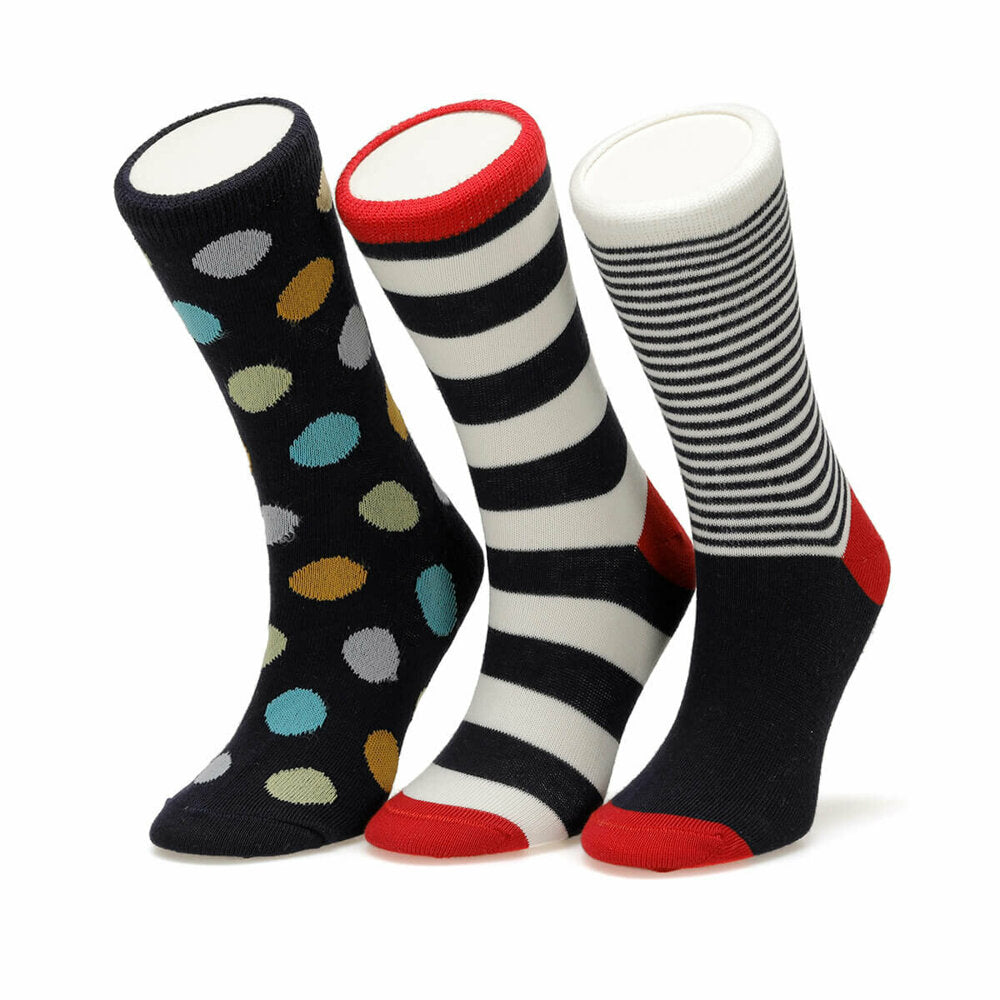 Boy's Patterned Socket Socks- 3 Pairs