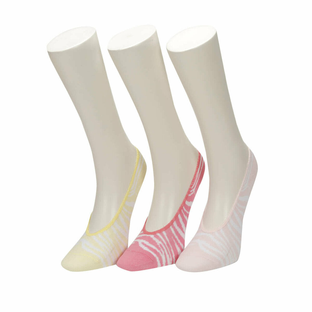 Women's Zebra Pattern Socks- 3 Pairs