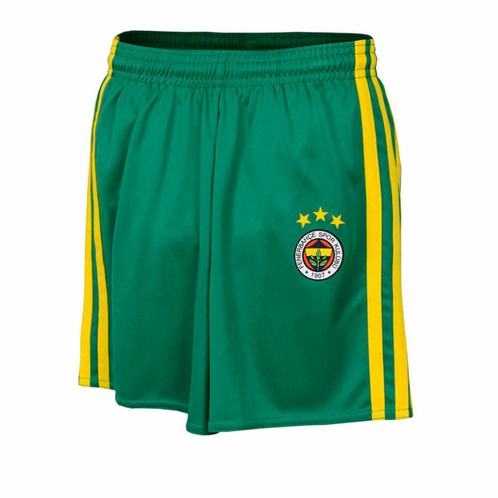 Boy's Side Striped Green Shorts