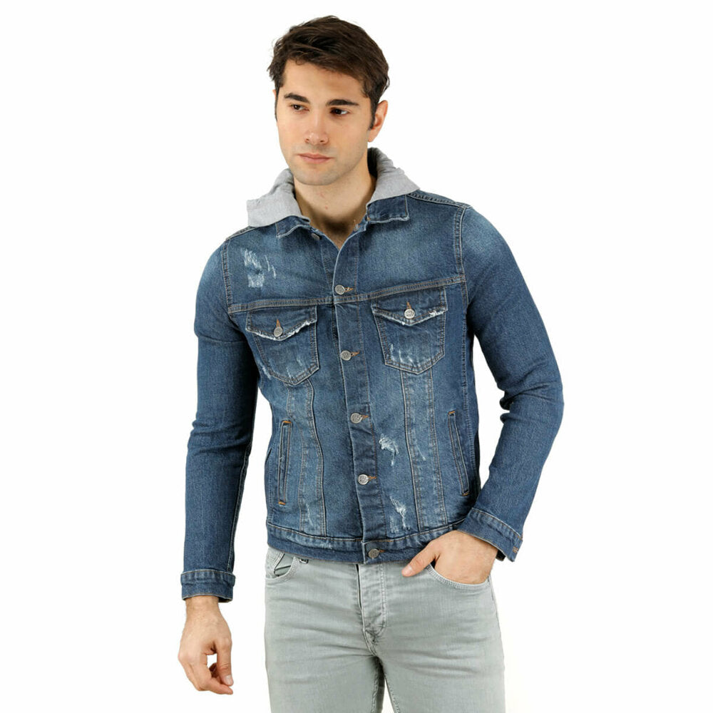 Men's Blue Denim Coat