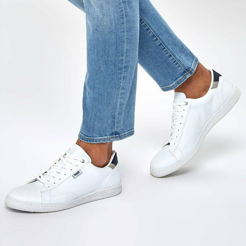 Men's Lace-up White Shoes