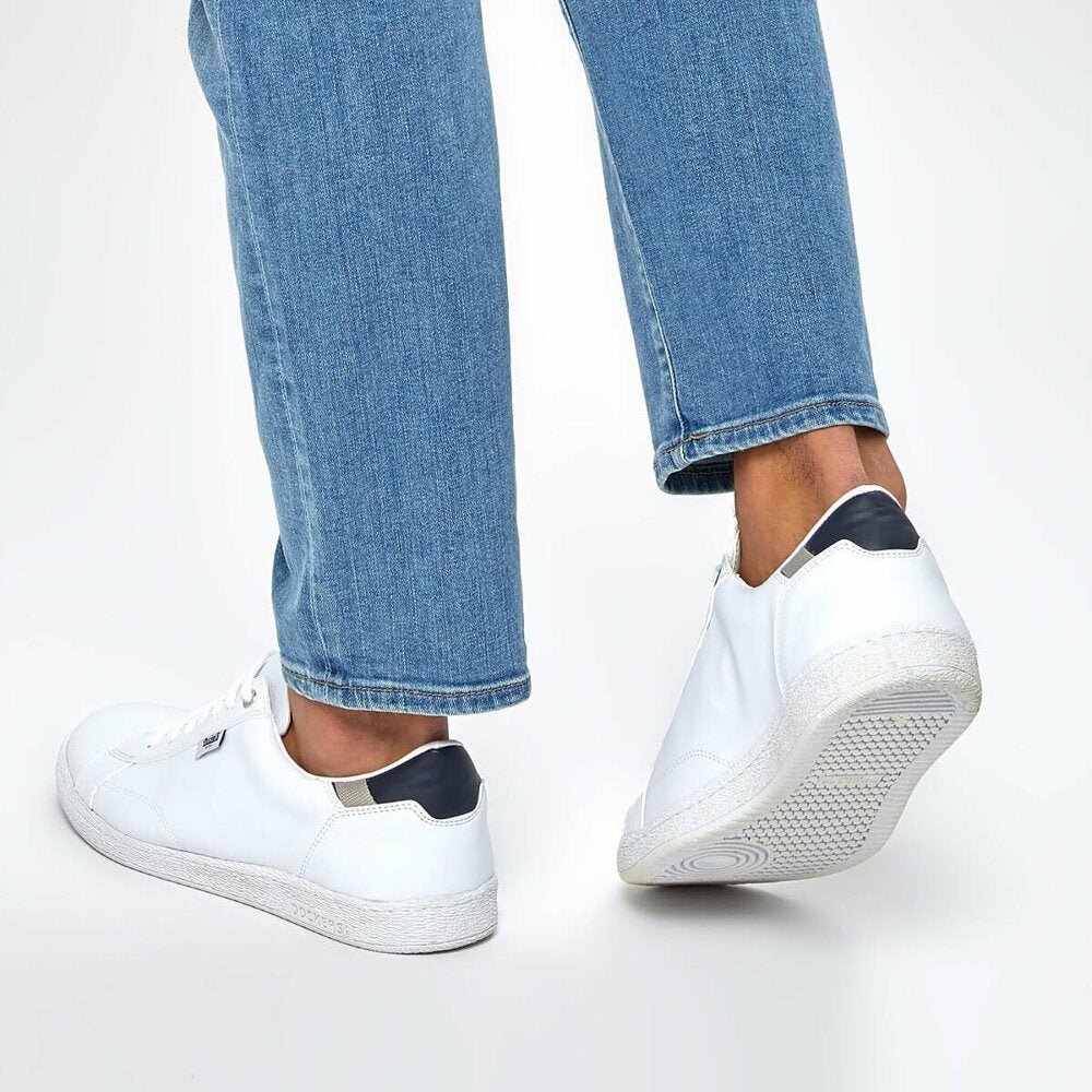 Men's Lace-up White Shoes