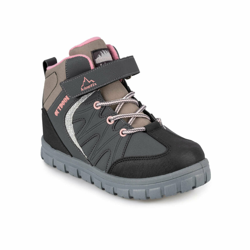 Girl's Grey Outdoor Boots