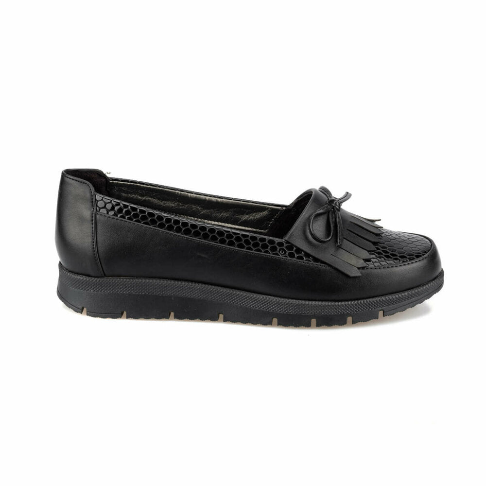 Women's Black Loafer Shoes