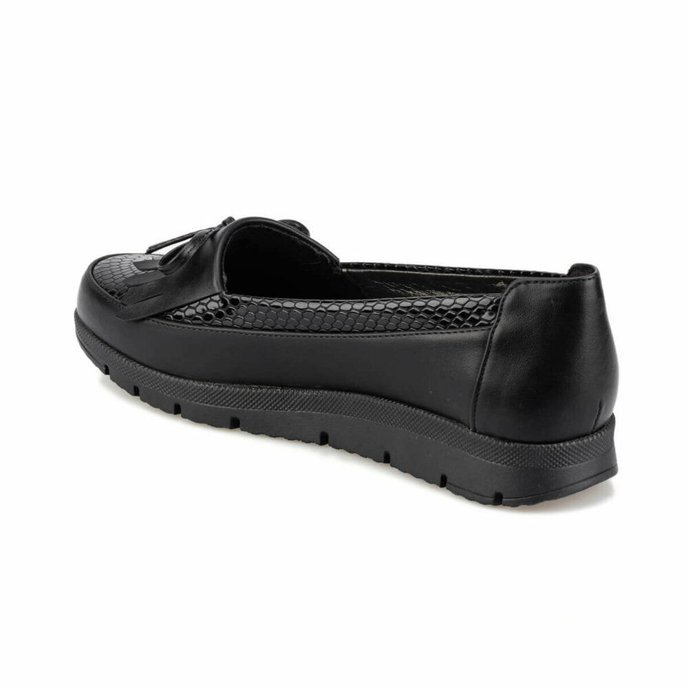 Women's Black Loafer Shoes