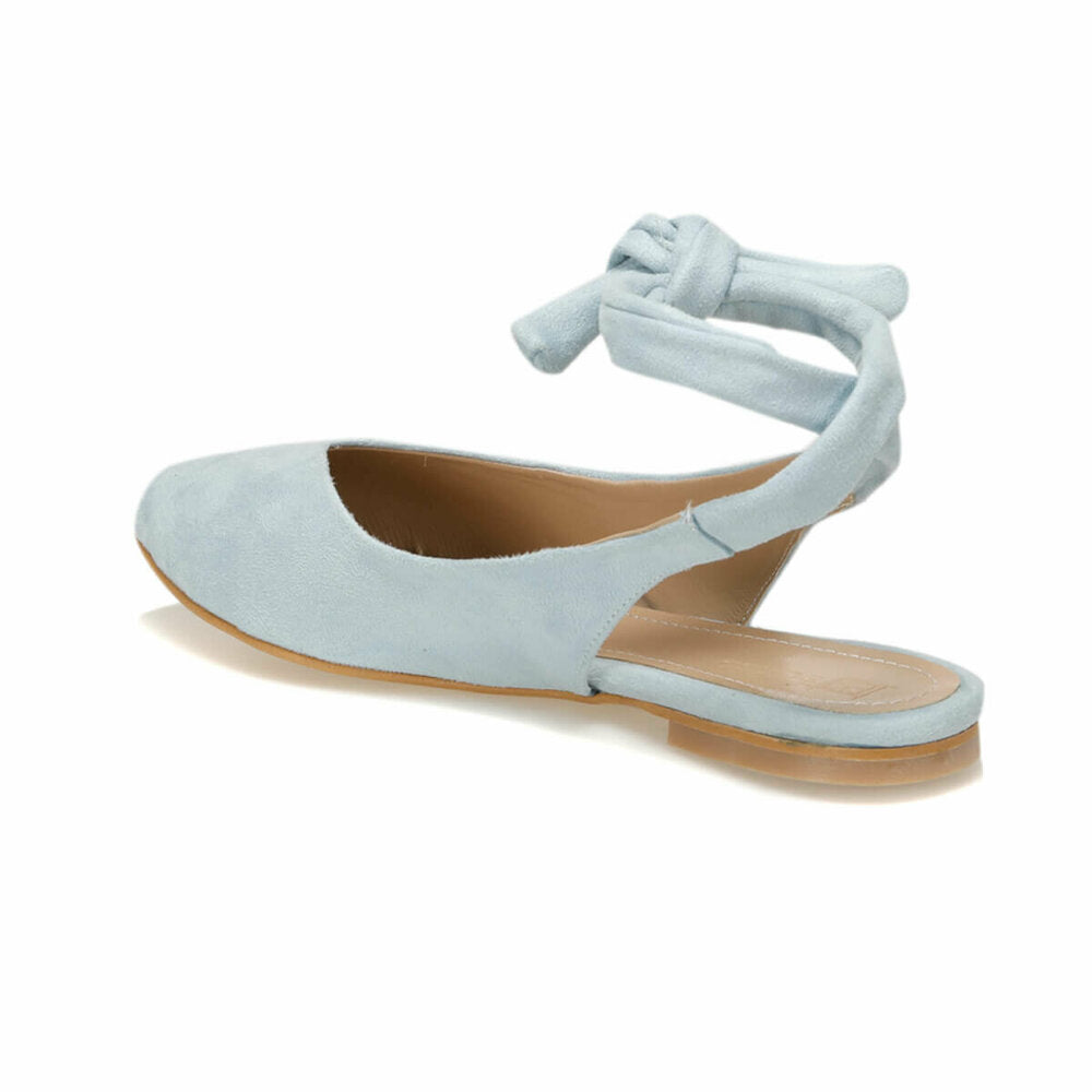 Women's Blue Suede Babette